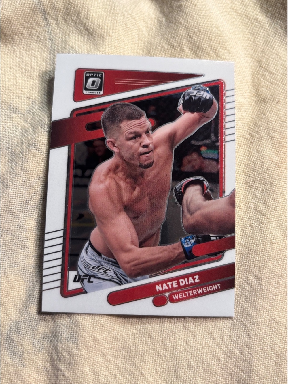 2022 Panini Donruss Optic UFC Nate Diaz Welterweight Trading